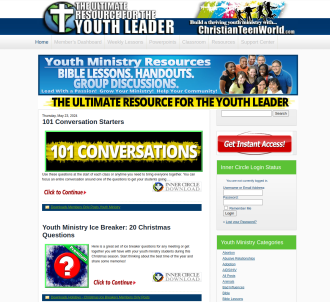 Christianteenworld.com Youth Ministry                                          