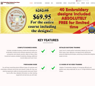 Biz Opportunity - Start Your Own Online Embroidery Business From Home          