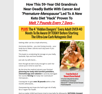 Over 40 Keto Solution - 100% Commish For Any Affiliate                         