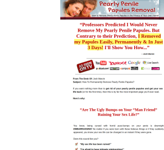 Pearly Penile Papules Removal - Brand New Market ~ Hot                         