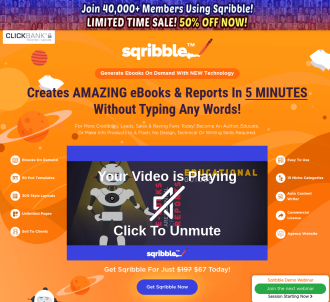 Sqribble 2021 | Worlds #1 Ebook Creator | Up To $500 A Customer!               