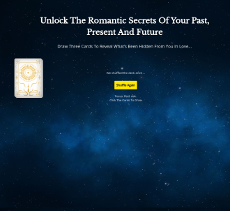 True Love Answers Interactive Tarot Reading With Lifetime Commissions          