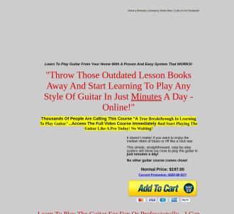 Guitar Success System - The Only Guitar Course Youll Ever Need!                