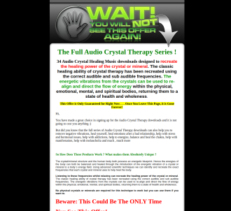 Audio Crystal Therapy                                                          