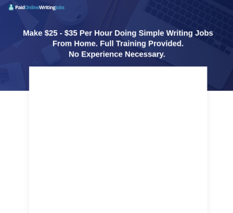 Paid Online Writing Jobs