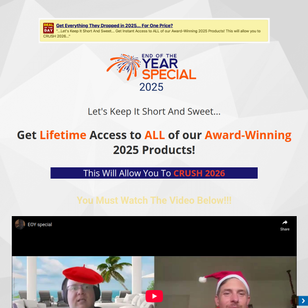 End of the year special 2025