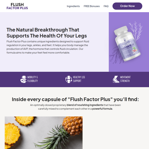 The Natural Breakthrough That Supports The Health Of Your Legs