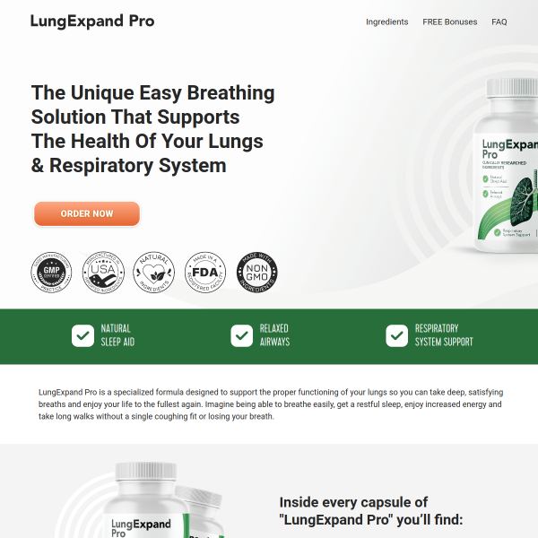 LungExpand Pro Review: Clear Your Chest Naturally?