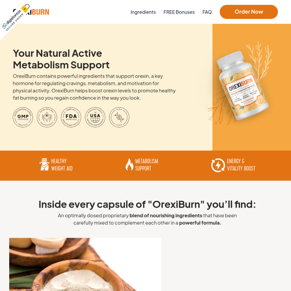 OrexiBurn Supplement - For Slimming