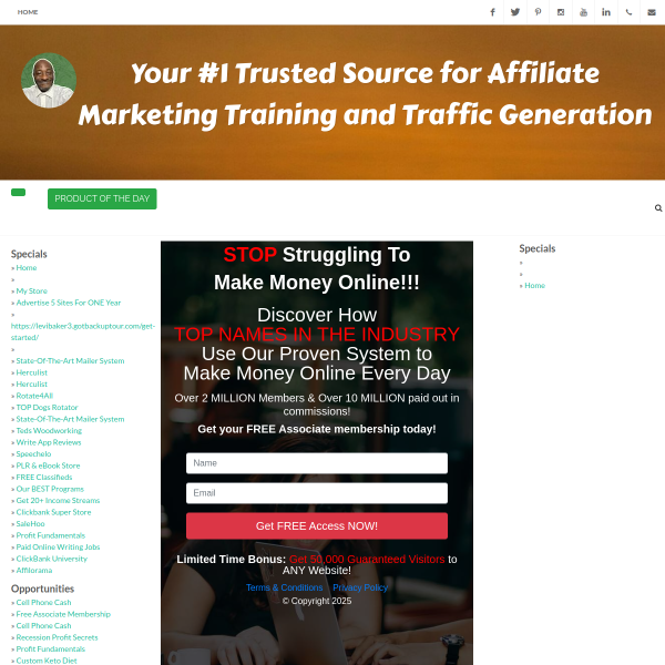[ Traffic To 5 Sites For ONE Full Year with NO Limits ] Promote Affiliate Links - Change ANYTIME (De
