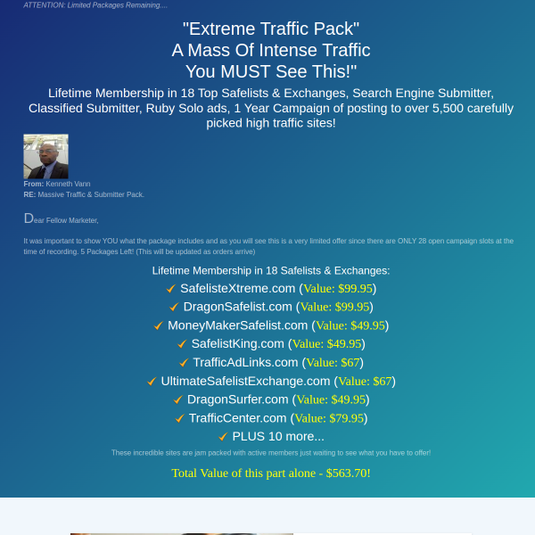 [Extreme Super Solos] Get a Mass of INTENSE Traffic for Whatever You Are Selling!