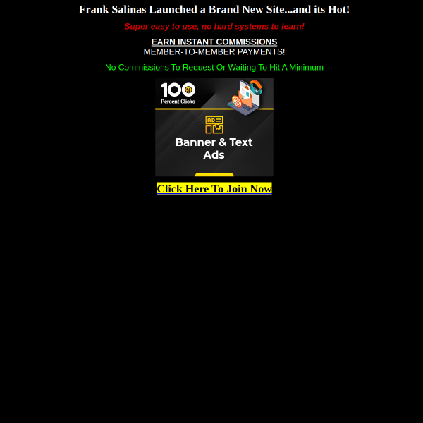 Frank Salinas Launched a Brand New Site...and its Hot!