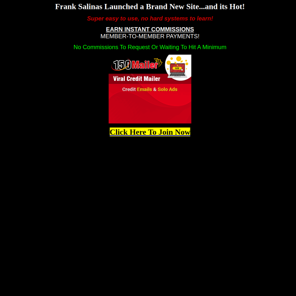 Frank Salinas Launched a Brand New Site...and its Hot!