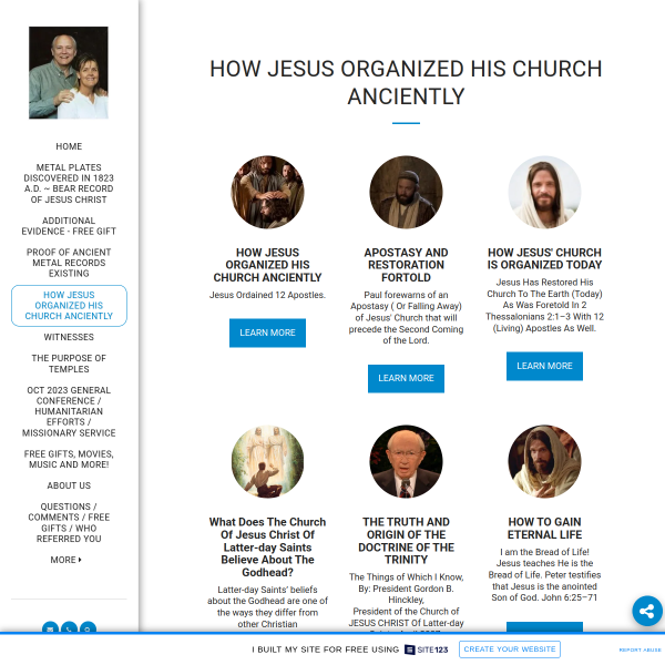 HOW JESUS ORGANIZED HIS CHURCH ANCIENTLY