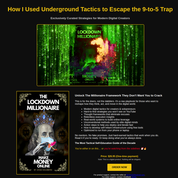 Still stuck in the 9-to-5 hamster wheel?
