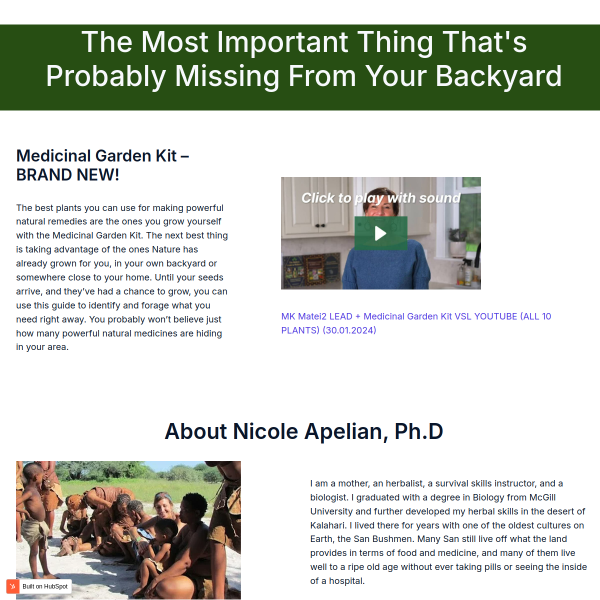 Medicinal Garden Kit – BRAND NEW!