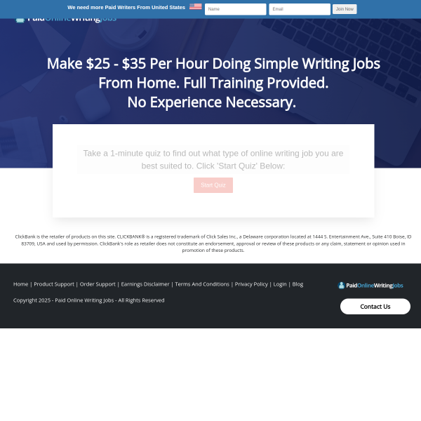 Paid Online Writing Jobs – Get Paid To Do Simple Writing Jobs Online