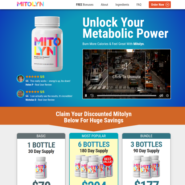 Mitolyn Health & Fitness/Dietary Supplements