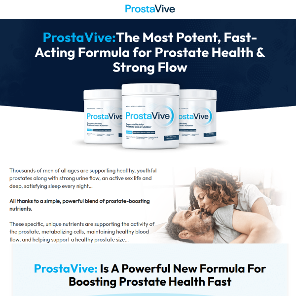 ProstaVive - Powerhouse Prostate Offer  Health & Fitness/Men's Health