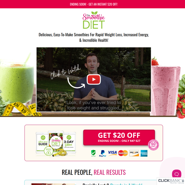 The Smoothie Diet 21 Day Plan – Burn Fat Fast with This Viral Detox!