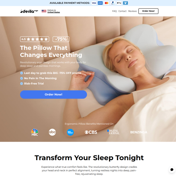 💤 The Pillow That Changes Everything