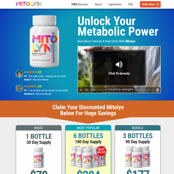 MITOLYN  Health & Fitness/Dietary Supplements