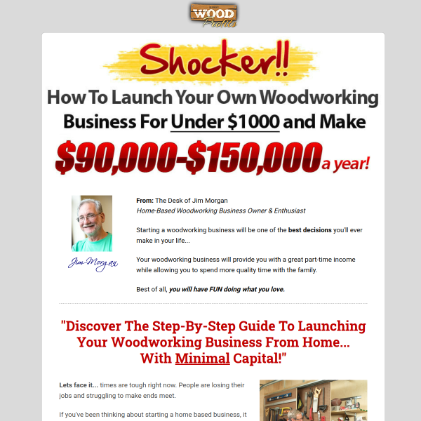 Launch Your Woodworking Business From Home