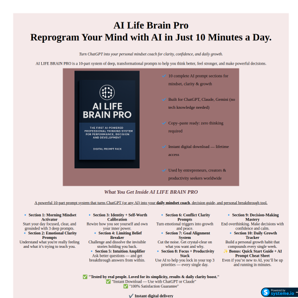 Reprogram Your Mind with AI in Just 10 Minutes a Day