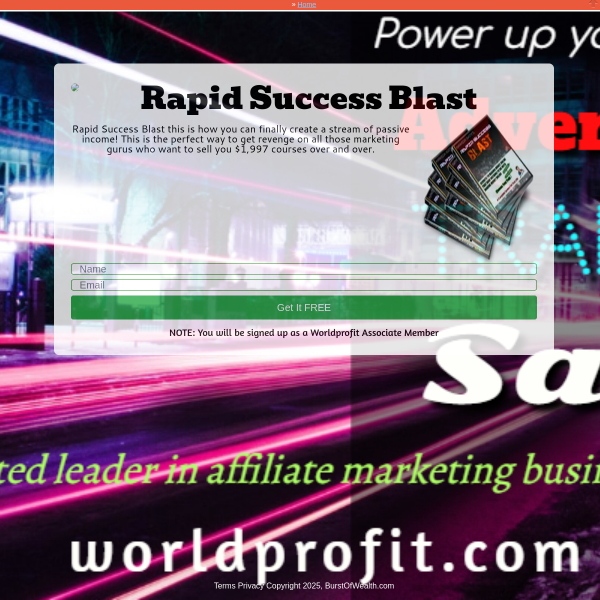 Your rapid success blast