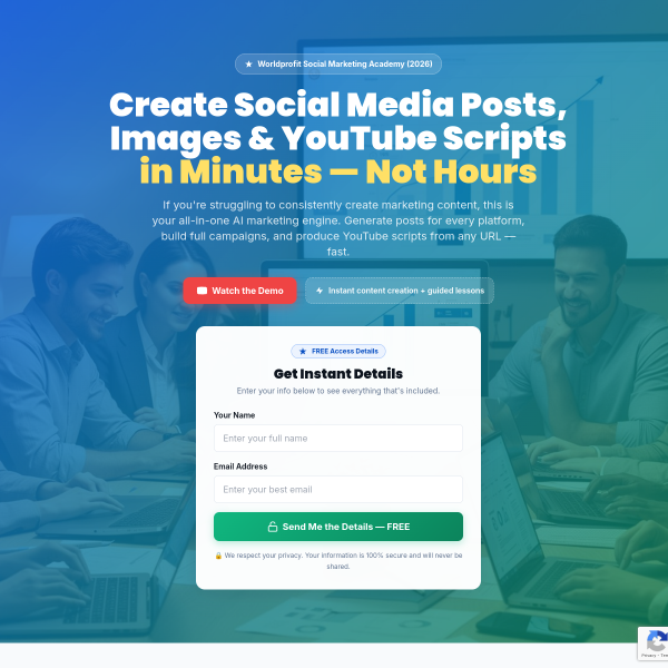 📱 Social Marketing AI — Create, Schedule & Grow Faster with Automation!