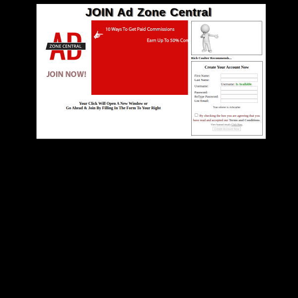 JOIN Ad Zone Central