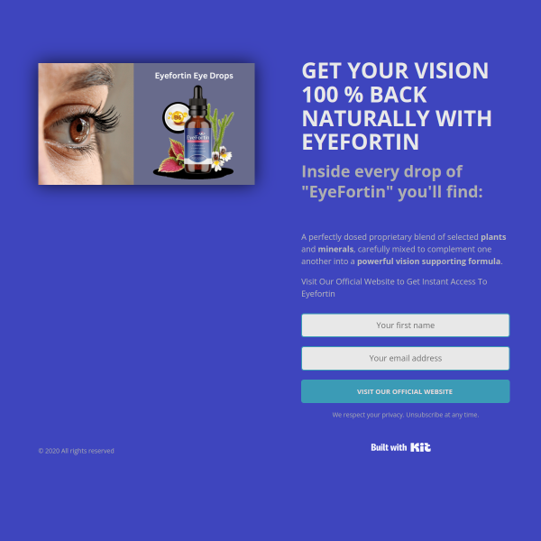 The Natural Ultra Absorbable Dropper That Supports Strong Vision :: 100 % Natural Ingredients.....