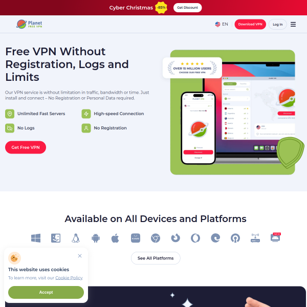Free and unlimited VPN / VPN GRATIS E ILIMITADO