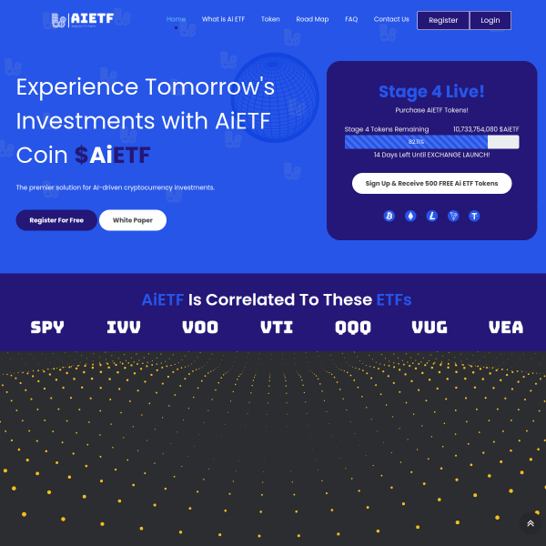 Did You Know You Can Earn FREE AiETF Tokens?