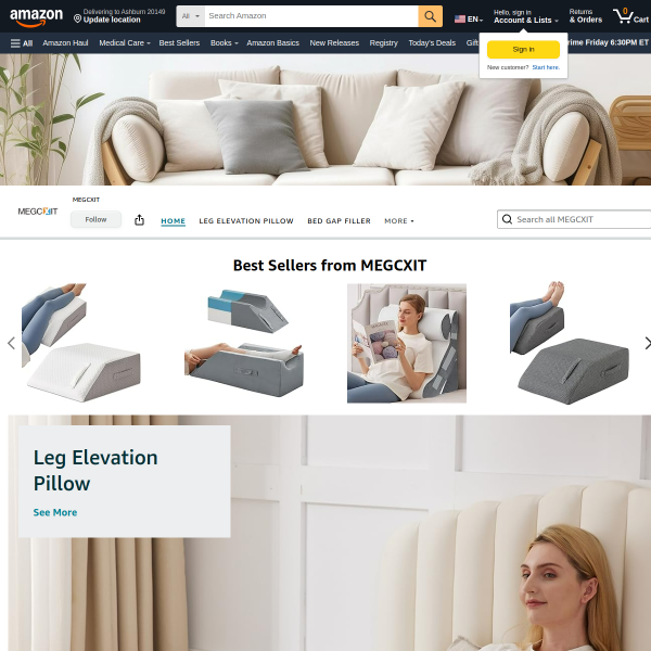 Leg Pillow Elevation Blood Circulation