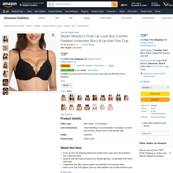 Hey Beautiful, Feel Confident & Comfy with This Ultimate Lace Bra!