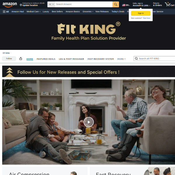 FIT KING Air Compression Recovery System