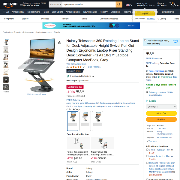 This 360° Rotating Laptop Stand Will Change the Way You Work Forever!