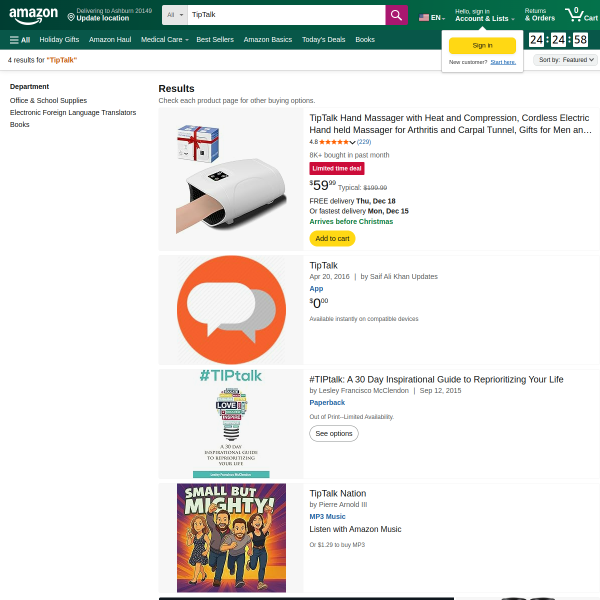 Hand Massager with Heat and Compression