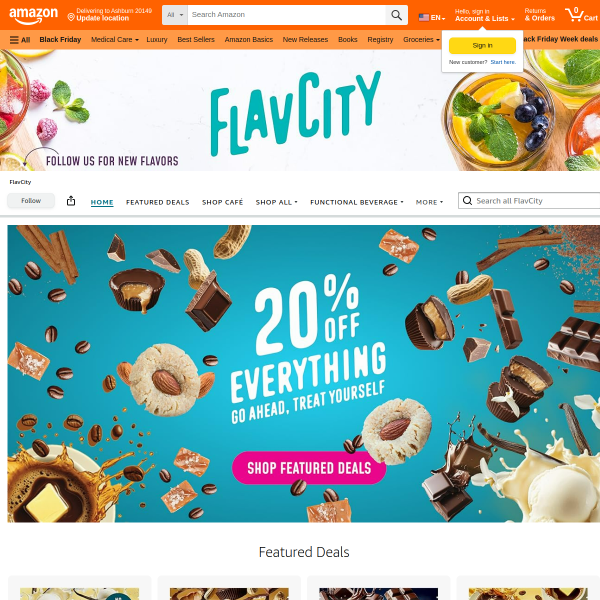 FlavCity Grass Fed Whey Protein Powder