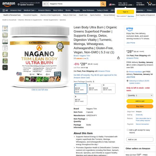 5 Reasons Nagano Tonic is the Best Fat-Burning Supplement Right Now!