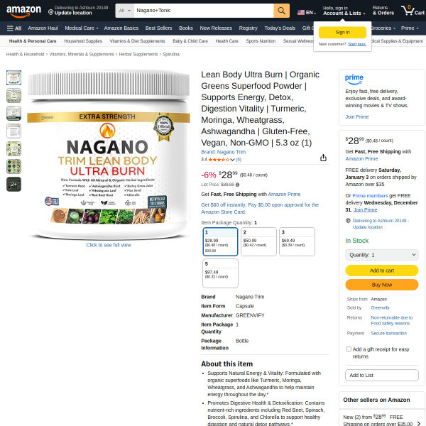 5 Reasons Nagano Tonic is the Best Fat-Burning Supplement Right Now!