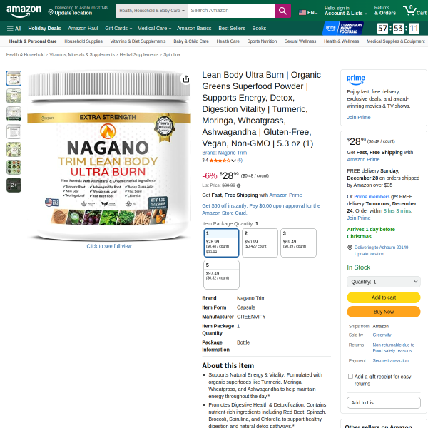 “Best Fat-Burner? Try Nagano Tonic!”