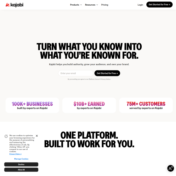 Kajabi | Where Creators Build Businesses