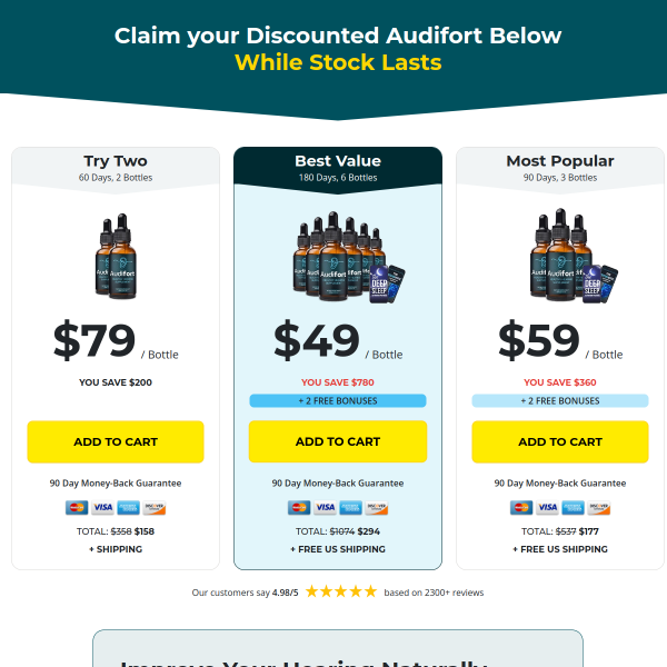 Improve Your Hearing Naturally