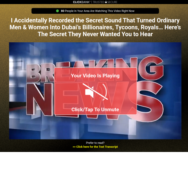 🔊 The Mysterious Sound the Ultra-Rich Don’t Want You to Hear