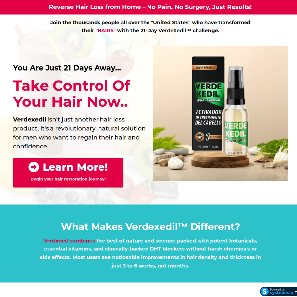 Verdexedil – Your Hair’s Radiant Hero
