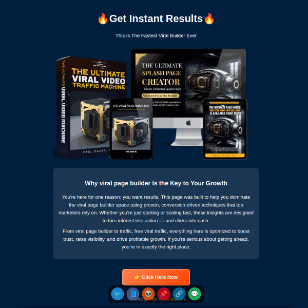 The worlds fastest and easiest Viral Page Builder