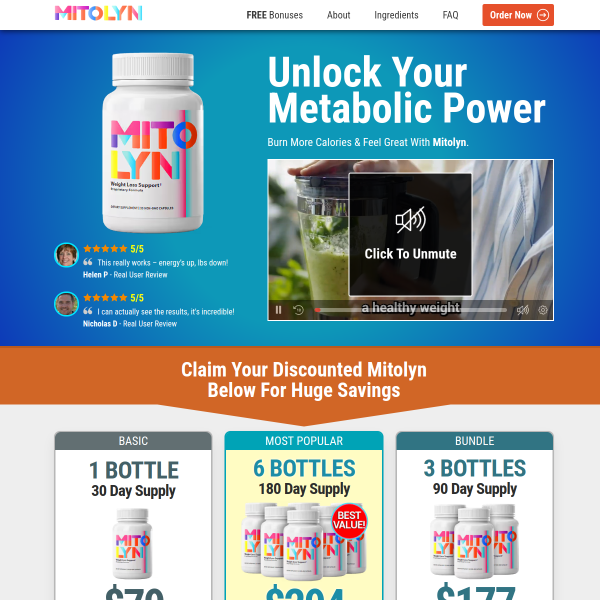 Mitolyn Review: The Natural Supplement Transforming Weight Loss & Energy for Over 86,000 Happy Users
