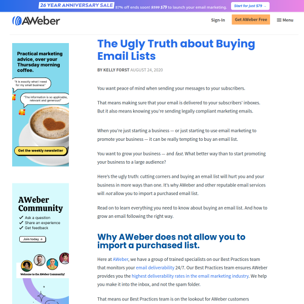 The Ugly Truth about Buying Email Lists